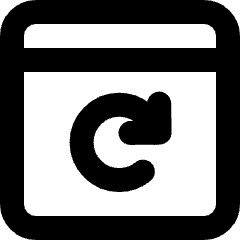 Browser Refresh Icon from Micro Line Set