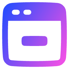 Browser Remove Icon from Plump Gradient Set