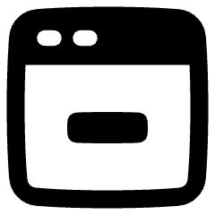 Browser Remove Icon from Plump Solid Set