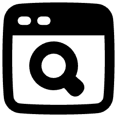 Browser Search Icon from Plump Remix Set