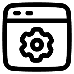 Browser Setting Icon from Plump Line Set