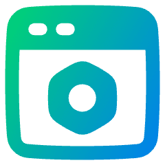 Browser Setting Bolt Nut Icon from Plump Gradient Set