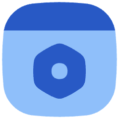 Browser Setting Bolt Nut Icon from Flex Flat Set
