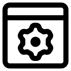 Browser Setting Icon from Core Line Set
