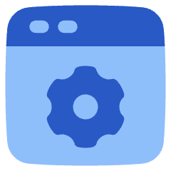 Browser Setting Icon from Plump Flat Set
