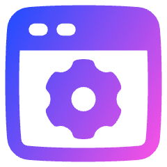Browser Setting Icon from Plump Gradient Set