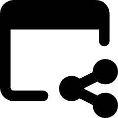 Browser Share Icon from Core Remix Set