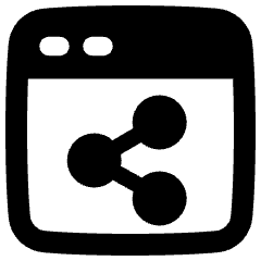 Browser Share Icon from Plump Remix Set