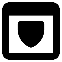 Browser Shield Icon from Core Solid Set