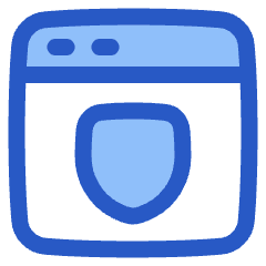 Browser Shield Icon from Plump Duo Set