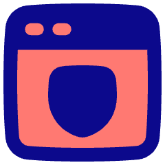 Browser Shield Icon from Plump Pop Set