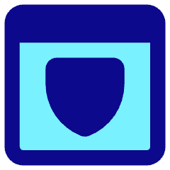 Browser Shield Icon from Core Pop Set