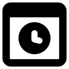 Browser Time Icon from Core Solid Set