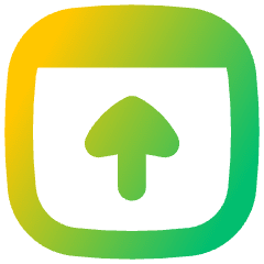 Browser Upload Icon from Flex Gradient Set