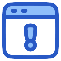 Browser Warning Icon from Plump Duo Set