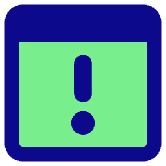 Browser Warning Icon from Core Pop Set