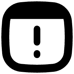 Browser Warning Icon from Flex Solid Set