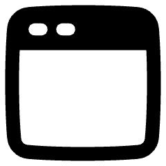 Browser Website 1 Icon from Plump Solid Set