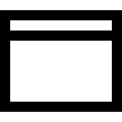 Browser Website 1 Icon from Sharp Line Set