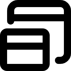 Browser Window 2 Icon from Micro Line Set
