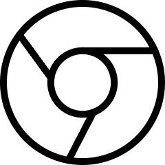 Chrome Logo Icon from Ultimate Light Set