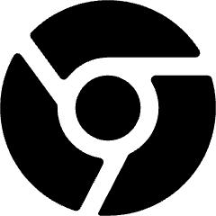 Chrome Logo Icon from Ultimate Bold Set