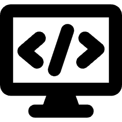 Code Monitor 1 Icon from Core Solid Set