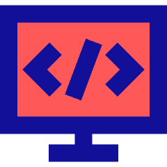 Code Monitor 1 Icon from Sharp Pop Set