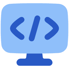 Code Monitor 1 Icon from Plump Flat Set