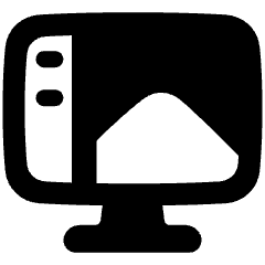 Code Monitor 2 Icon from Plump Solid Set