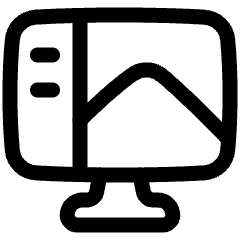 Code Monitor 2 Icon from Plump Line Set