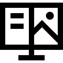 Code Monitor 2 Icon from Sharp Line Set