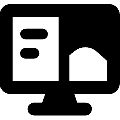 Code Monitor 2 Icon from Core Solid Set