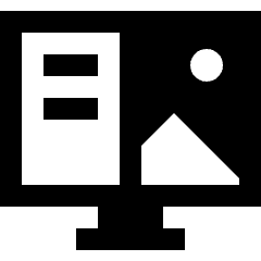 Code Monitor 2 Icon from Sharp Solid Set