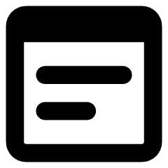 Web Browser Content Wysiwyg Icon from Core Solid Set