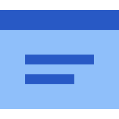 Web Browser Content Wysiwyg Icon from Sharp Flat Set