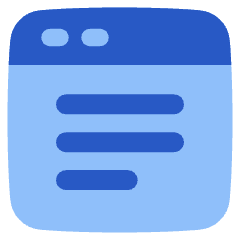 Web Browser Content Wysiwyg Icon from Plump Flat Set