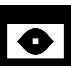 Web Browser Preview View Count Icon from Sharp Remix Set