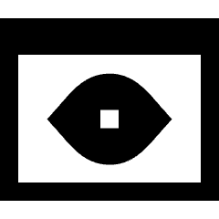 Web Browser Preview View Count Icon from Sharp Solid Set