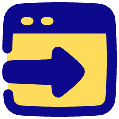 Web Browser Tab Move Icon from Plump Pop Set