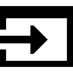 Web Browser Tab Move Icon from Sharp Solid Set