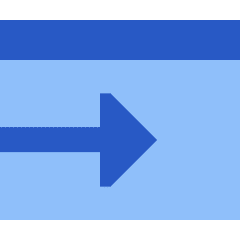 Web Browser Tab Move Icon from Sharp Flat Set
