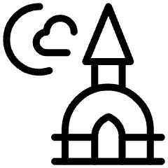 Poya Day Icon from Ultimate Light Set