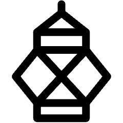 Vesak Lantern Icon from Ultimate Regular Set