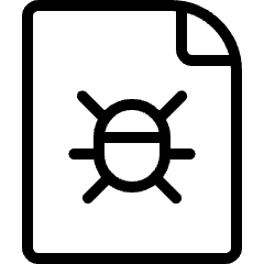 Coding Apps Website Virus Files Document Bug 1 Icon from Ultimate Light Set