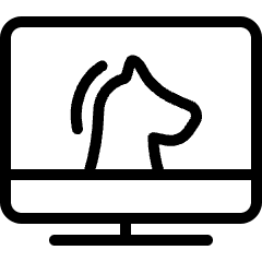 Coding Apps Website Virus Trojan Monitor Icon from Ultimate Light Set