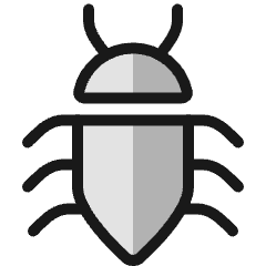 Computer Bug Icon from Ultimate Colors Set