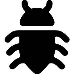 Computer Bug Icon from Ultimate Bold Set