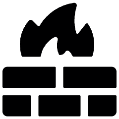 Firewall Icon from Ultimate Bold Set