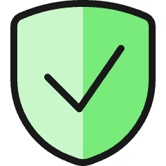 Shield Check Icon from Ultimate Colors Set